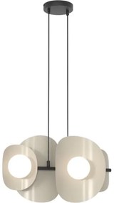 Lustră pe cablu ELEMENTI 4xG9/8W/230V bej