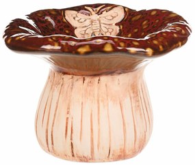 Fântână ceramică Ciupercă tigru, 17 x 12 x 17 cm,ceramică
