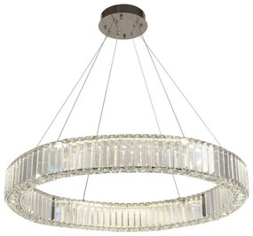 Lustră LED dimabilă pe cablu LED/50W/230V 3000-6500K crom + telecomandă