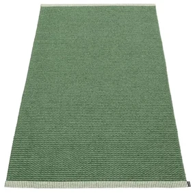 Covor pentru exterior și interior verde 85x160 cm Mono Leaf Oregano – Pappelina