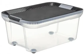 Cutie depozitare Ultimate, plastic, cu capac, 32 litri, 55x39x25.5 cm