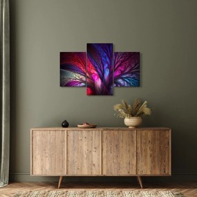 Tabloul abstract cu copacul (90x60 cm)