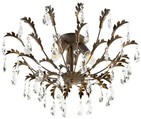 ONLI - Plafonieră TERESA 3xE14/6W/230V bronz