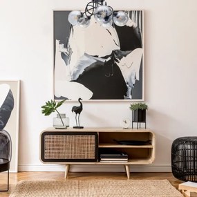 Lustră aplicată LATIL 5xE27/60W/230V negru