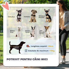 PawHut Passeggino per Cani Pieghevole Carrello per Animali Domestici Carrello Carrozzina Grigia 75x45x97cm | Aosom Romania