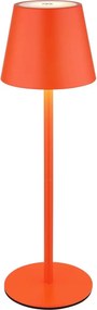 Globo 58488R-LED Lampă de masă VANNIE reglabilă, cu control tactil, reîncărcabilă, pentru exterior, 3W/5V IP54 1800mAh roșie