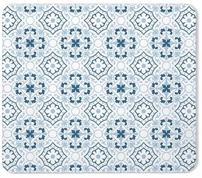 Covoraș de baie alb-albastru din diatomit 35x45 cm Atlanta – douceur d'intérieur