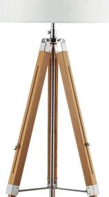 Där Lighting EAS4943 - Lampă de podea EASEL 1xE27/60W/230V maro