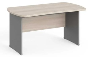 Masa de birou Manager 140 x 85 cm, salcâm deschis / gri