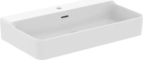 Lavoar suspendat Ideal Standard Atelier Conca 80 cm alb mat cu orificiu baterie si preaplin