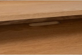 Birou de tip secretaire cu blat cu aspect de lemn de stejar 60x120 cm Giorgio – White Label