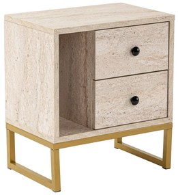 Noptieră Glimmer Travertine
