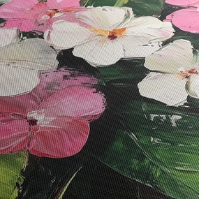 Tablou - Flori roz și albe (90x60 cm)