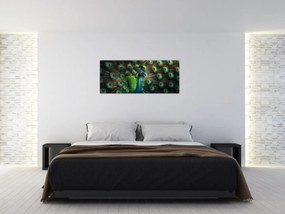 Tablou – Păun (120x50 cm)