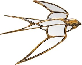 Oglinda de perete decorativa din rasina, H31cm Wings