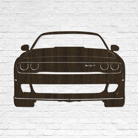 DUBLEZ | Tablou 3D din lemn - Dodge Challenger SRT