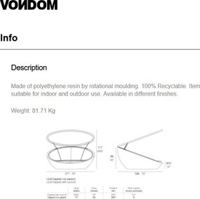 Pat de zi cu parasolar design modern premium lounge ULM