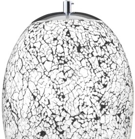 Pendul design modern Crackle alb mozaic 8069WH SRT
