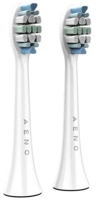 Set 2 capete pentru periuaa de dinti AENO ADBTH3-5, Compatibil cu AENO DB3/DB4/DB5/DB6, Peri Dupont, Alb