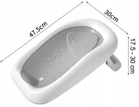 Baie pliabilă pentru copii VAIANA PREMIUM cu un șezlong - mai multe culori Bej