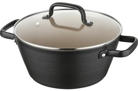 Florina Oală din aluminiu Carina Black 3,3 l, 24 cm, diam. 24 cm