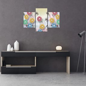 Tablou - Lunca colorată (90x60 cm)