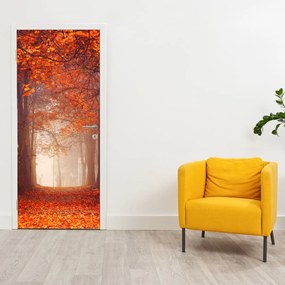 Fototapet pentru ușă - Pădurea toamna (95x205cm)