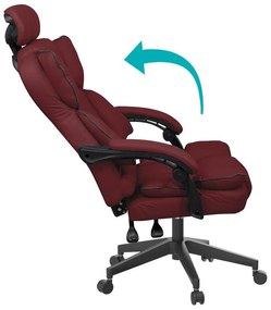Scaun rotativ directorial Lux-visiniu