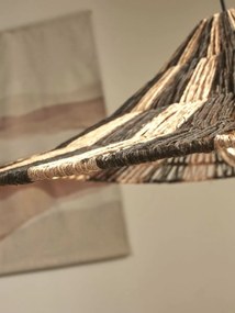 Lustra eco din iuta Cuzco natur/ negru