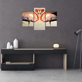 Tablou - doi flamemgo (90x60 cm)