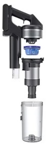 Resigilat: Aspirator vertical Samsung Jet65 Stick VC, 21.6V Li-ion, 410W, Cyclone, Motor inverter, 40 min, Negru