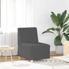 vidaXL Unitate Sofa Modulară Fără Brațe Gri închis 55 x 74 x 82 cm