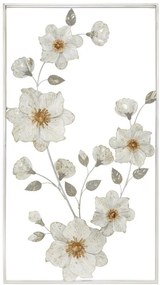 Panou decorativ alb din metal, 50x5,5x90,5 cm, Flix Mauro Ferretti