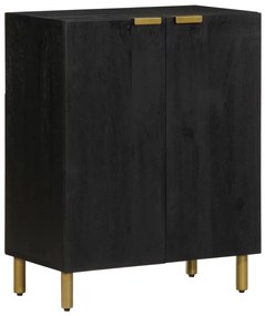 vidaXL Dulap, negru, 60x33x75 cm, lemn prelucrat