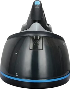 Generator de abur Just Perfecto JP-SGI2400, 2400 W, 1,2 l, 5 bar, 120 g/min, reglare a temperaturii și a aburului, autocurățare, negru/albastru