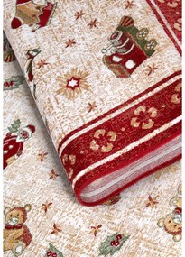 Covor roșu din amestec de bumbac 160x230 cm cu model de Crăciun Toy's Delight Red Christmas – Villeroy&amp;Boch