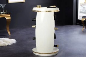 Butoi suport pentru sticle de vin Bodega 60cm alb