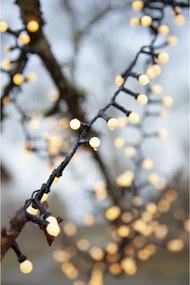 Eglo - Instalație luminoasă de exterior cu LED pentru Crăciun BERRY MINI, 700 de LED-uri, 8 funcții, 19 m, IP44, alb cald