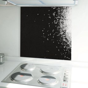 Panou Sticla Bucatarie, 100x100cm, Protectie aragaz, Antistropi, Termorezistent, Alimente, Condimente, Salt Texture