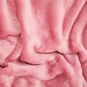 sleep-well Pătură cu blăniță OIȚĂ, roz prăfuit, 150 x 200 cm