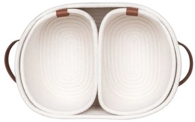 Cosuri Jarana, bumbac, alb, 3 buc