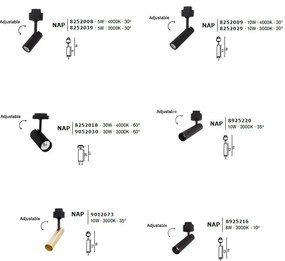 Sina magnetica dreptunghiulara SIGN, 120x30cm NVL-8925204