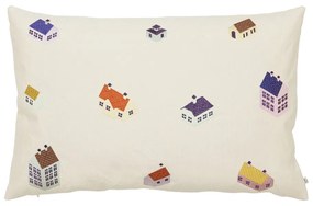 Decorațiuni de Crăciun Broste Copenhagen  CUSHION COVER 'HOUSE' COTTON