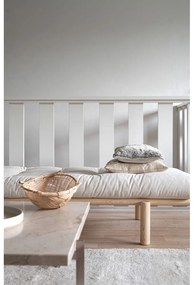 Canapea bej cu tapițerie din in 200 cm Pace - Karup Design