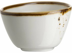 Mäser Bol oval Pintar Puncte maro alb 7 x 6 cm, S