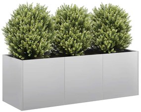 vidaXL Jardinieră 120x40x40 cm oțel galvanizat