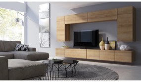 Mobilier living Calabria C13 (Stejar auriu) (fără iluminat). 1051646