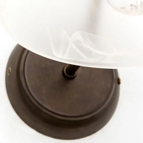 Orion - Lampă de perete RULA 1xE27/40W/230V alb/bronz
