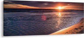 Tablou cu apus de soare (120x50 cm)