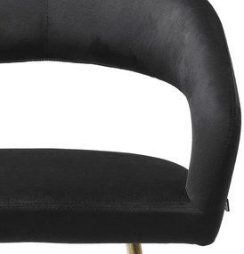 Scaun design elegant LUX Bravo, roche negru 116145 HZ